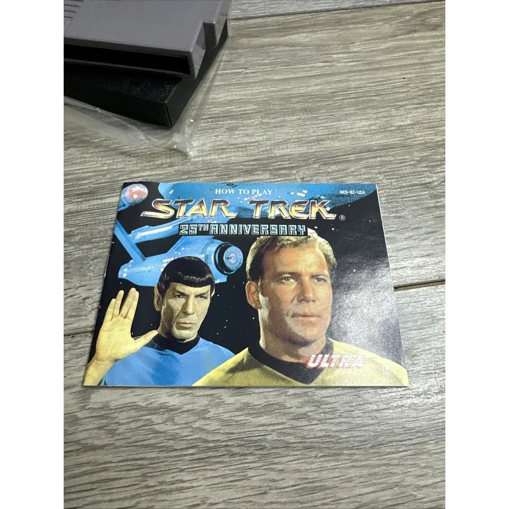 Star Trek 25th Anniversary NES Authentic  Complete CIB‎